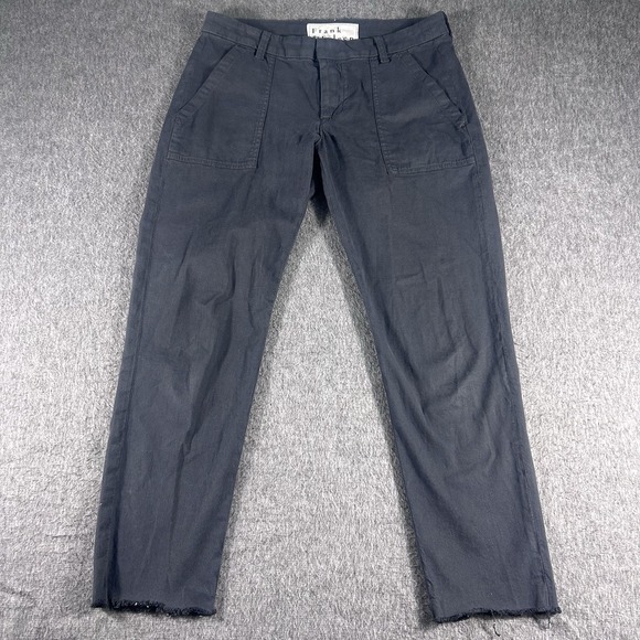 Frank & Eileen Blackrock Utility Pant in Black Size 4...
